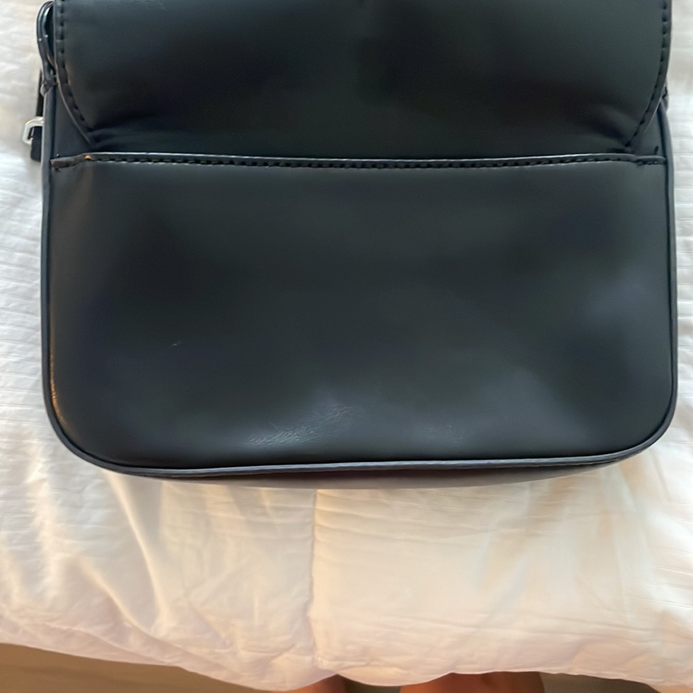 INC black crossbody bag-small pocket inside. Pocket outside back of purse - Picture 5 of 5